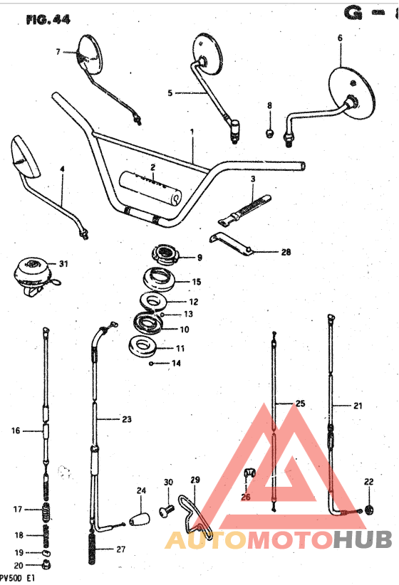 Руль -тросы