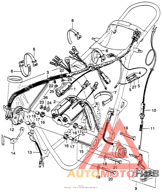 Wire harness + ignition coil