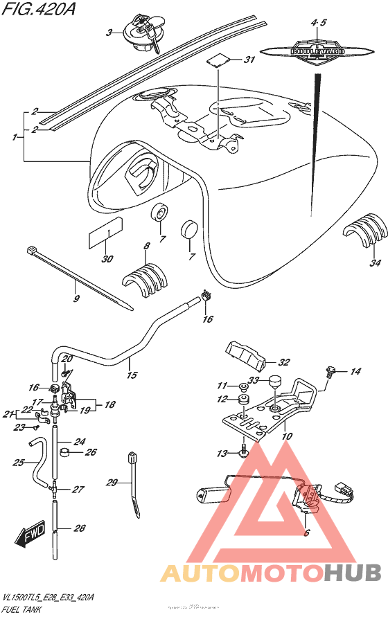 Fuel Tank (Vl1500Tl5 E28)