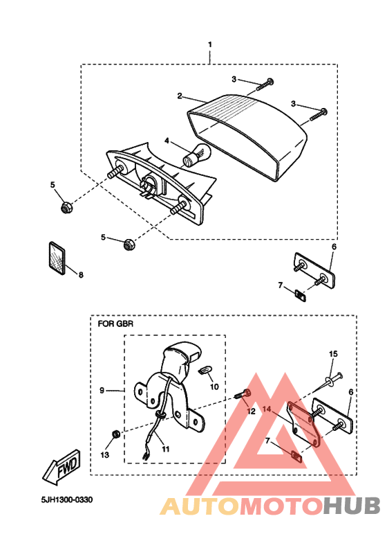 Taillight unit ass`y