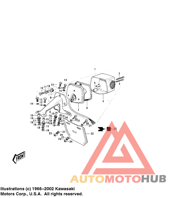 Taillight unit ass`y