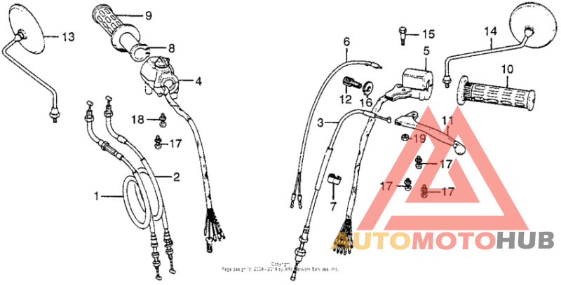 Handle lever + switch