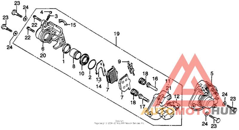 Передний суппорт