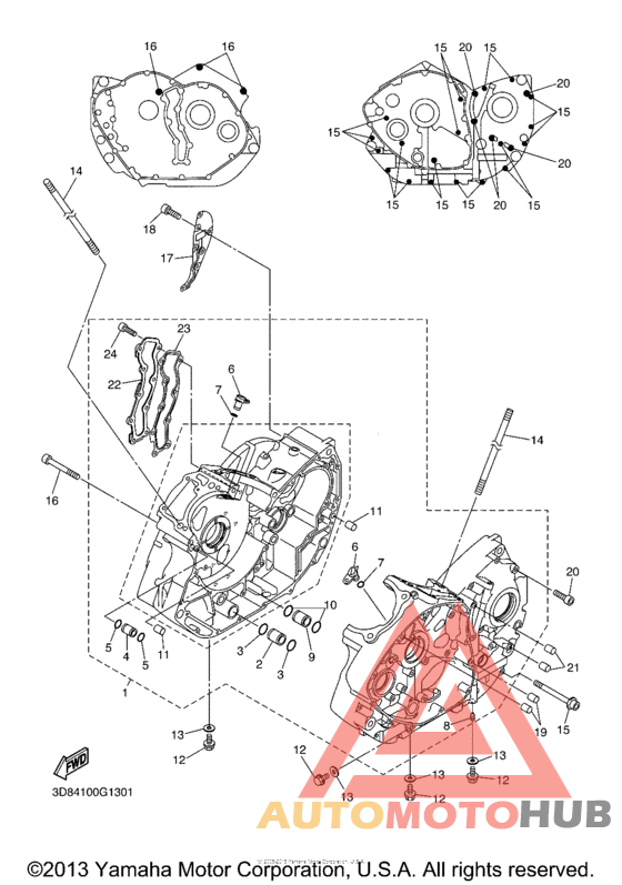 Картер двигателя