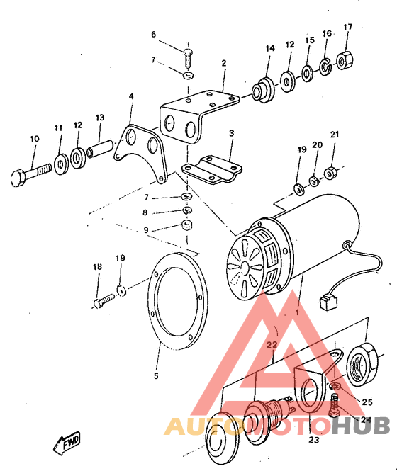 Sirena y interruptor