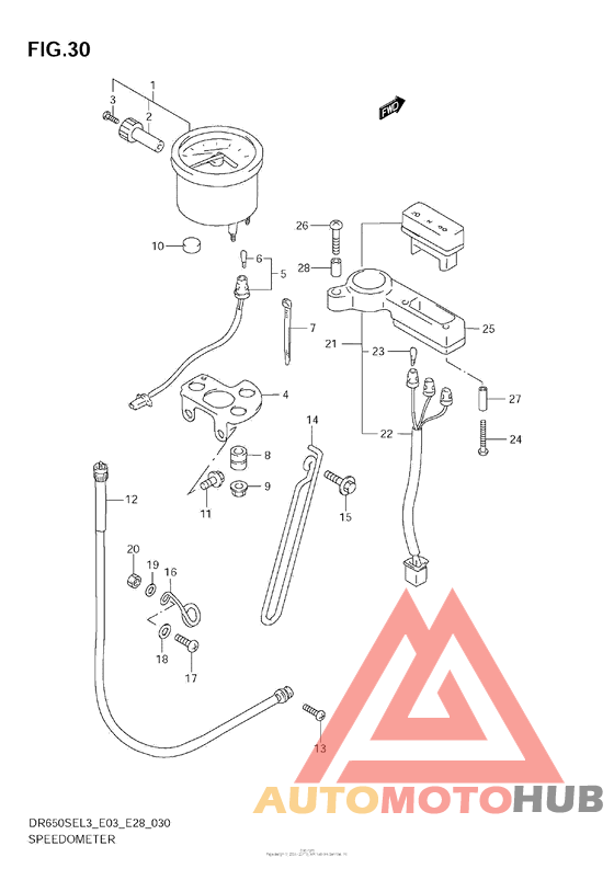 Speedometer (Dr650Sel3 E03)