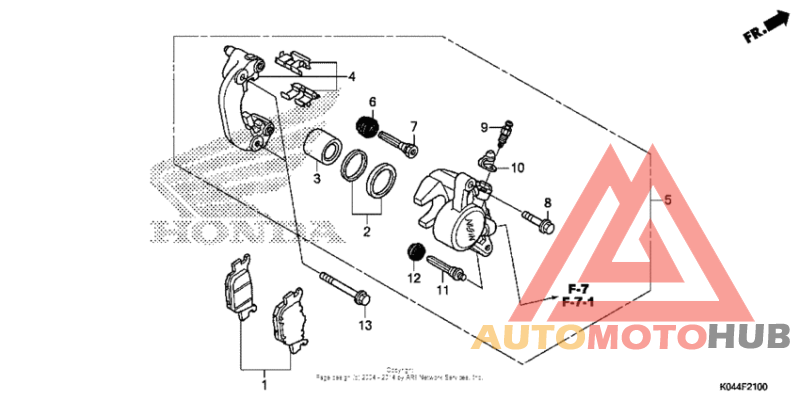 Задний суппорт