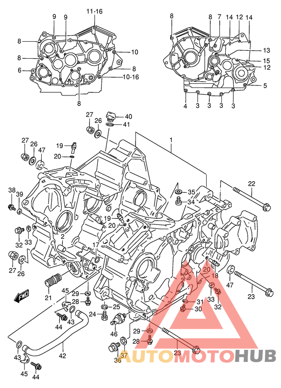 Картер двигателя