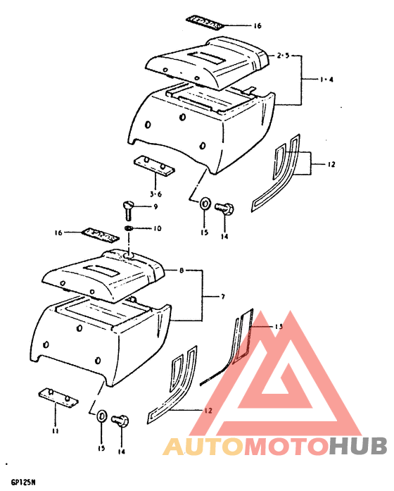 Обтекатель сидения