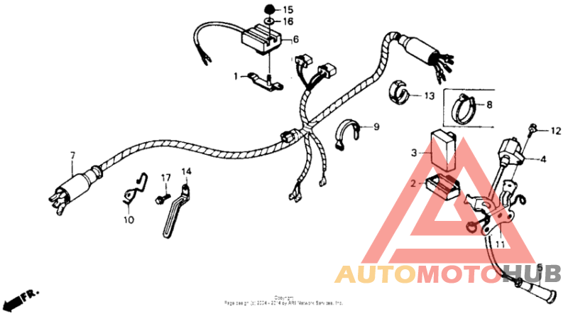 Wire harness 85-87