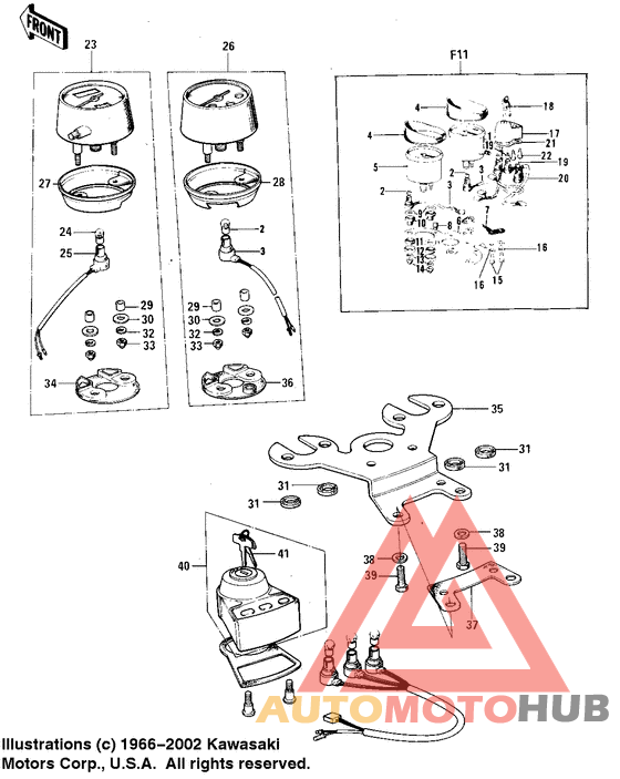 Meters/ignition switch