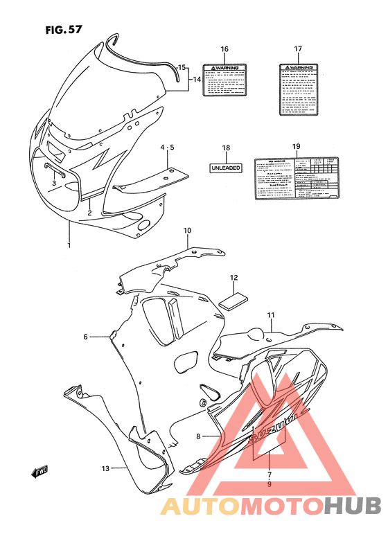 Cowling body