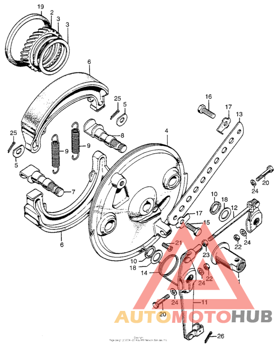 Cl350k5 front brake + panel