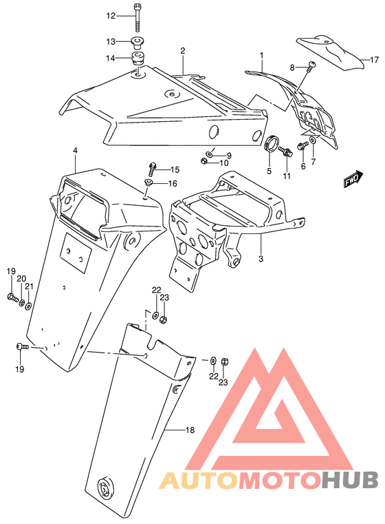 Заднее крыло