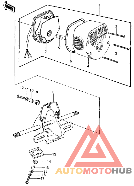 Taillight unit ass`y
