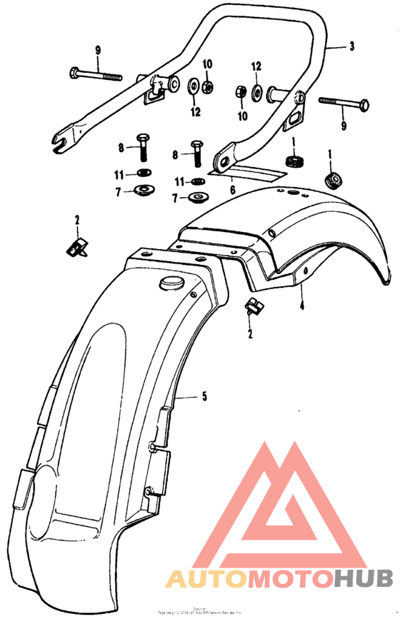 Задний бампер
