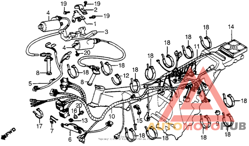 Wire harness + ignition coil