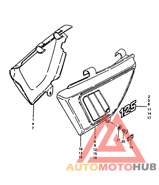 Обтекатель задний