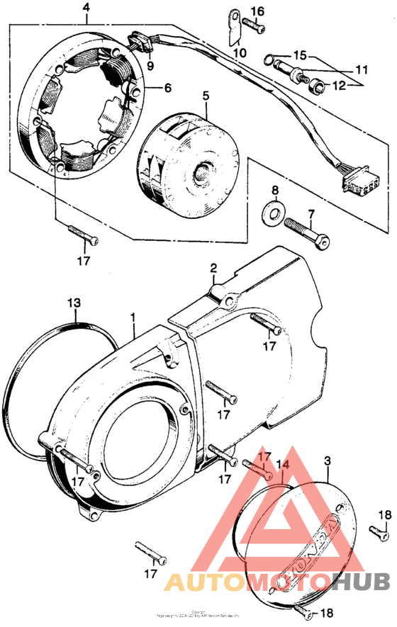 Left crankcase cover +