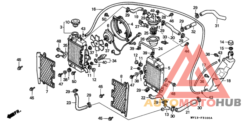 Radiator/shroud