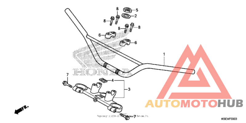 Handlebar + top bridge