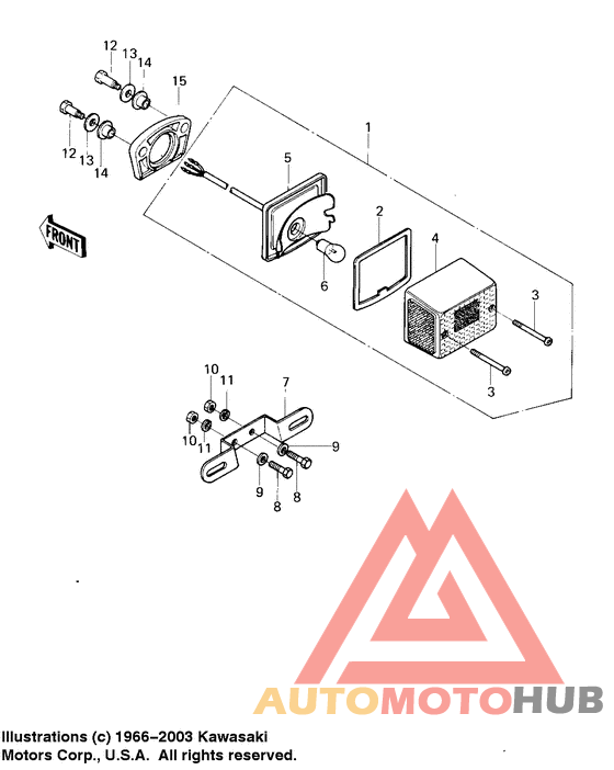 Taillight unit ass`y