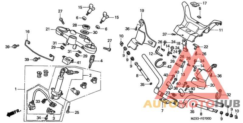 Handle pipe/top bridge