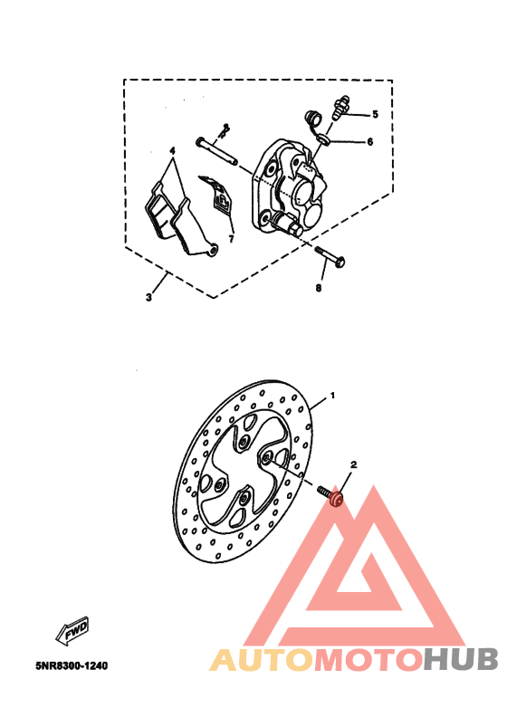 Передний суппорт