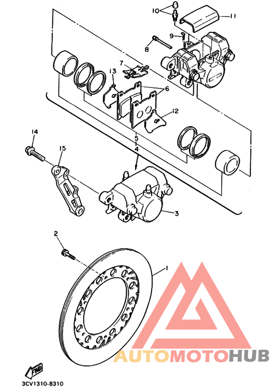 Задний суппорт