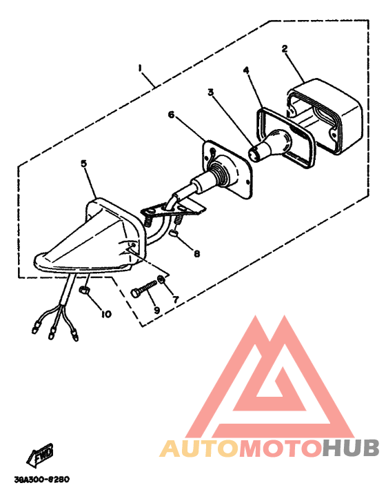 Taillight unit ass`y