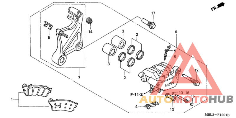 Задний суппорт