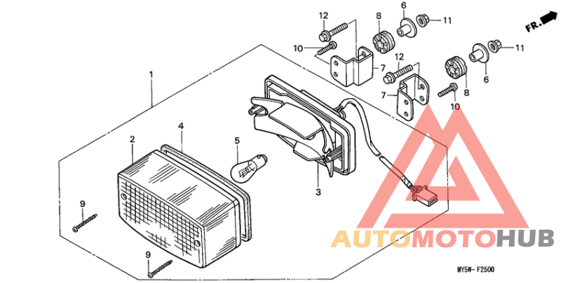 Taillight unit ass`y