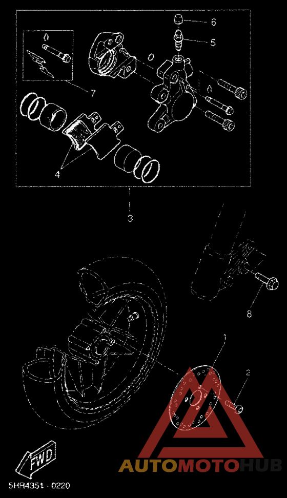 Передний суппорт