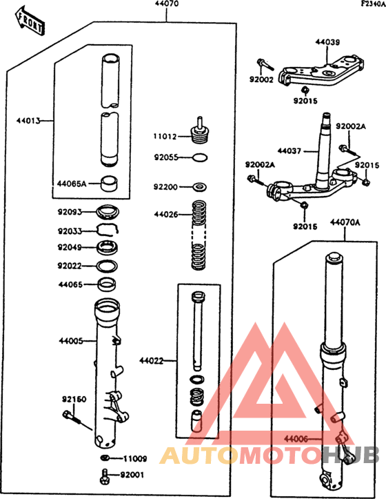 Front fork(zg1000-a9)