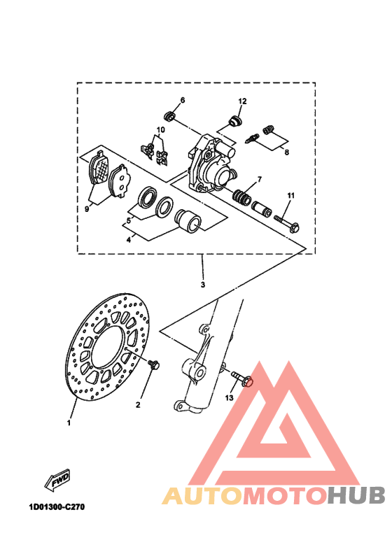 Передний суппорт
