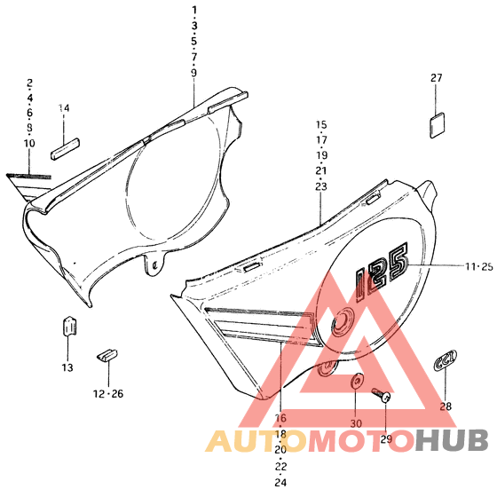 Обтекатель задний