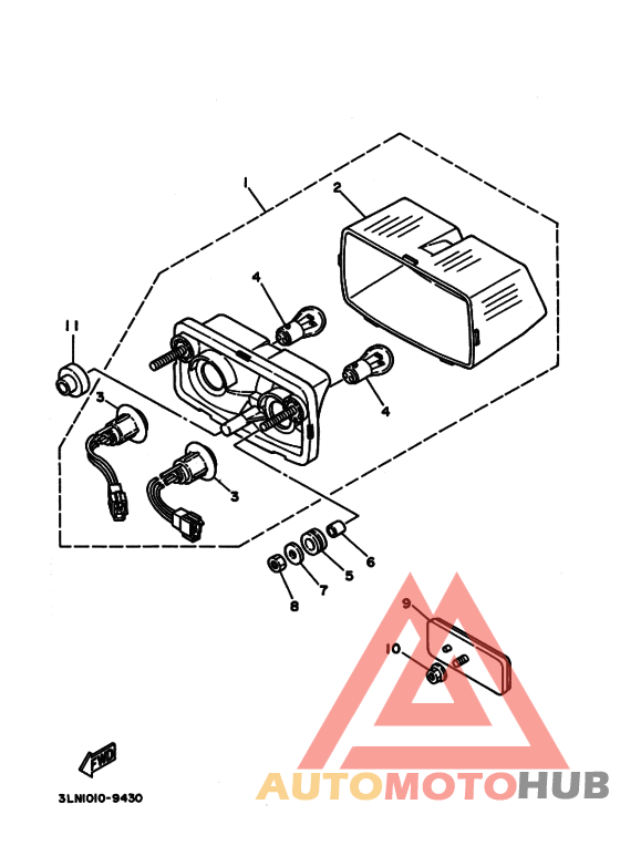 Taillight unit ass`y