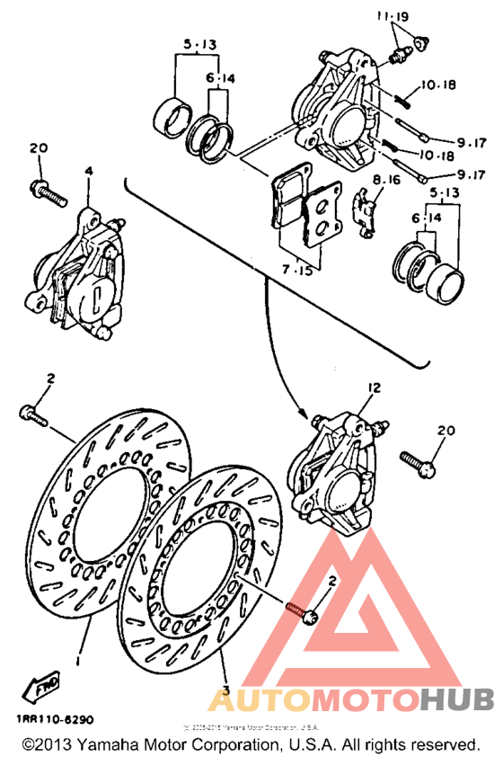 Передний суппорт
