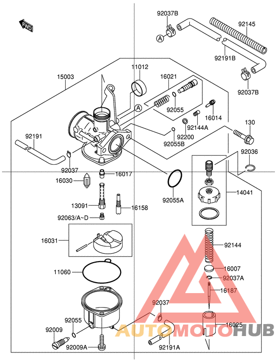 Carburetor assy