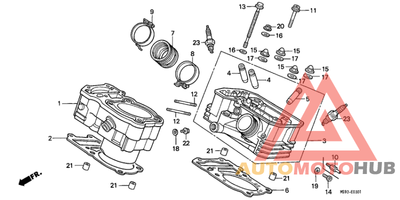 Cylinder/cylinder head