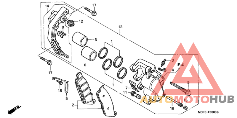 Передний суппорт