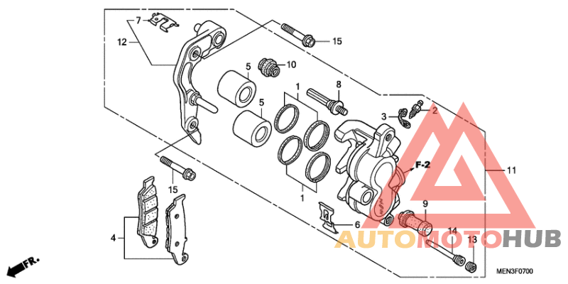 Передний суппорт