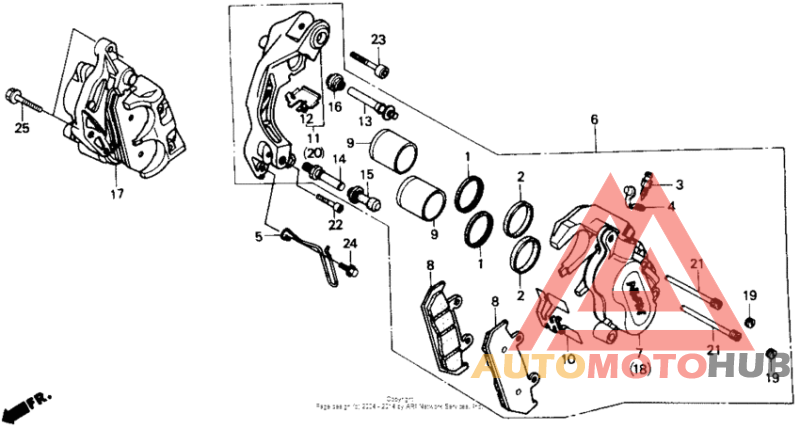 Передний суппорт