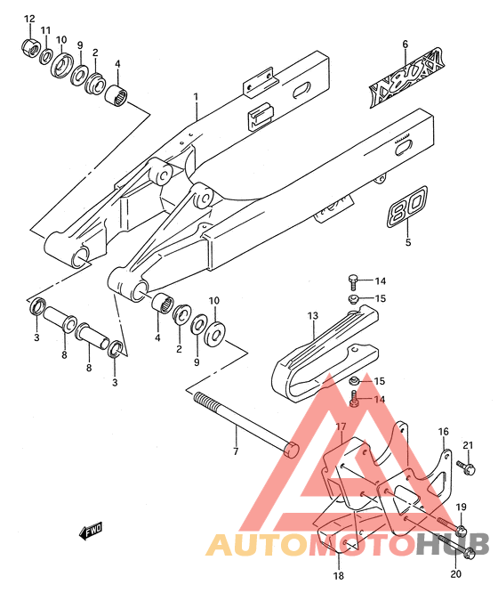 Маятник задний