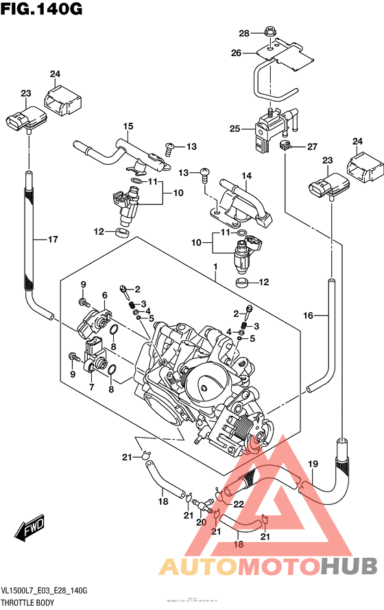 Throttle Body (Vl1500Tl7 E33)