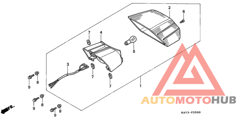 Taillight unit ass`y