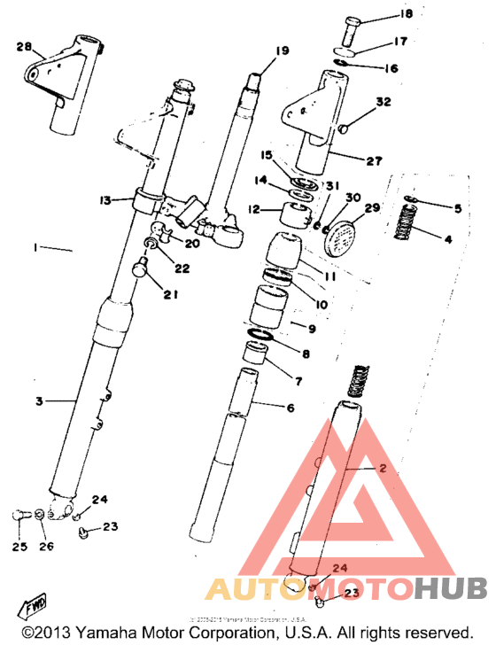 Передняя вилка