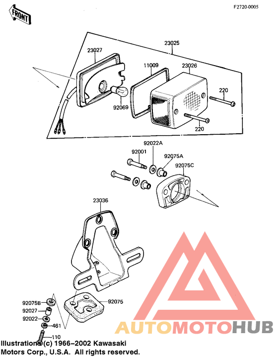 Taillight unit ass`y