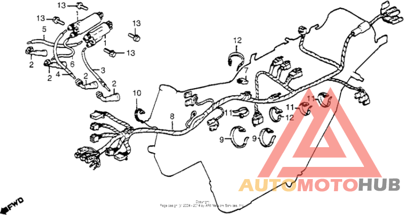 Wire harness + ignition
