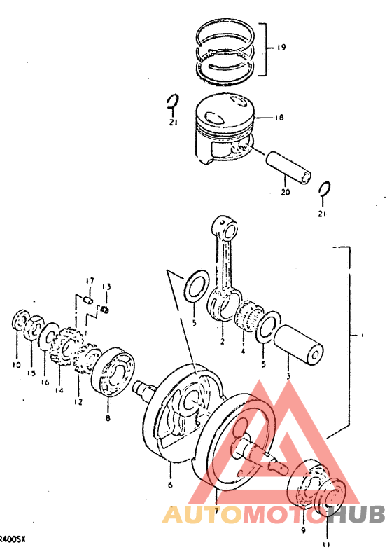 Вал коленчатый